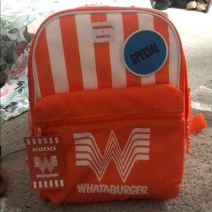 Whataburger x Igloo Orange Backpack